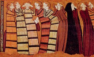 Mourners, panel from the Tomb of Don Sancho Saiz de Carrillo by Spanish School